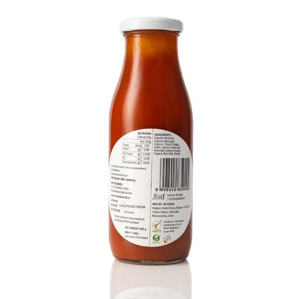 My Organic Earth - Tomato Ketchup|300gm|10.58 Oz