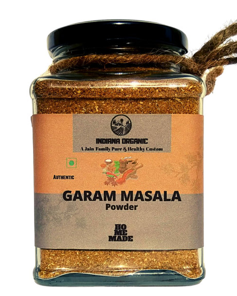 Indiana Organic Garam Masala Powder - 150 Gram Freshly pack on order | No Red chilli | No onion and garlic.