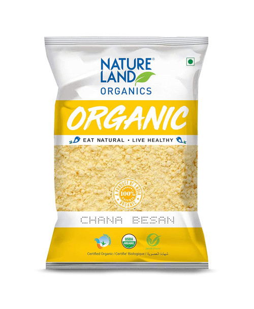 Natureland Organics Chana Besan |17.6Oz|1.1lbs