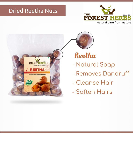 The Forest Herbs Organic Whole Dried Amla, Reetha, Shikakai Raw Form for Hair Care|10.56Oz|0.66lbs