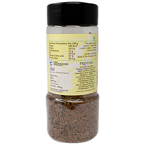 Fields of Gold - Organic Flaxseeds|3.52Oz|0.22lbs