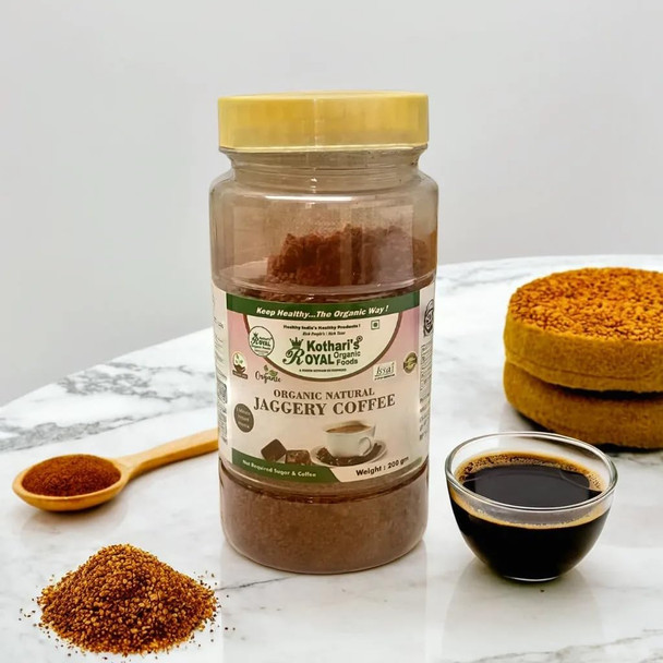 Kothari's Royal Organic Foods And Essential Oil Jaggery|6.688Oz|0.418lbs