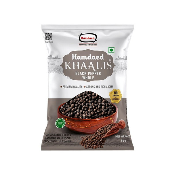 Hamdard Khaalis Whole Peppercorns/Kali Mirch|1.76Oz|0.11lbs