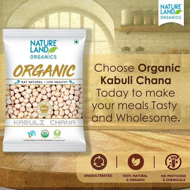 Natureland Organics Kabuli Chana|17.6Oz|1.1lbs