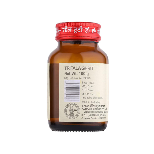 Baidyanath Triphala Ghrit Helps in eye disorders | 100 gram | 3.53 oz [Fit Tuber Recs]