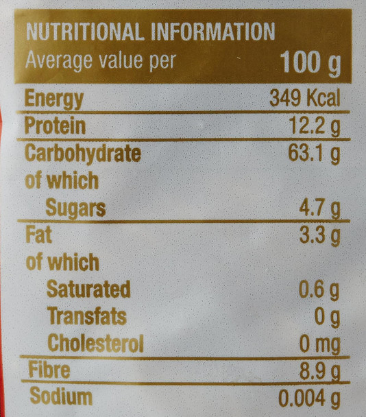 Borges High Protein, fiber, Trans Fat Free and Cholesterol Free Whole Wheat Fusilli Pasta | 500 grams | 17.64 oz [Fit Tuber Recs]