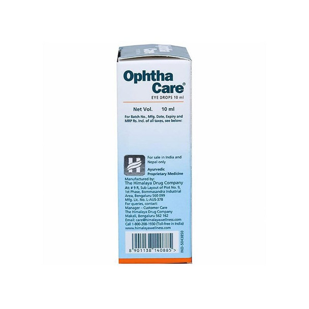 Himalaya Ophtha Care Eye Drops|10 ml|0.34 fl oz [Fit Tuber Recs]