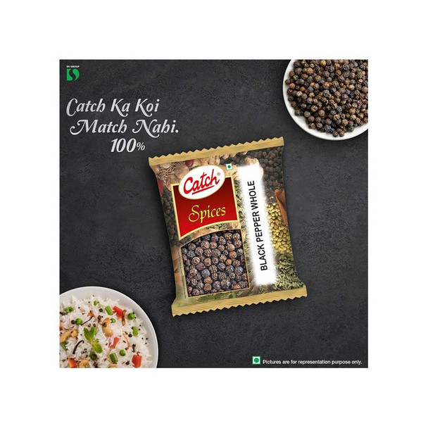 Catch Black Peppercorns/Kali Mirch|100g|3.53 oz [Fit Tuber Recs]