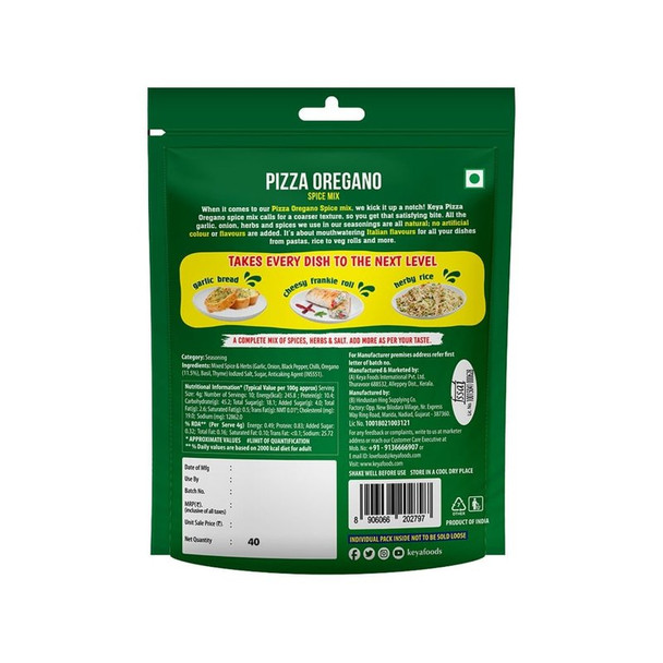 Keya Pizza Oregano Spice Mix|40 g|1.41 oz [Fit Tuber Recs]