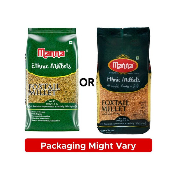 Manna Ethnic Kangi/Foxtail Millet|500 g|17.64 oz [Fit Tuber Recs]