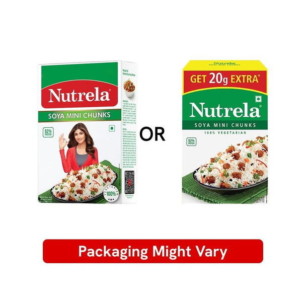 Nutrela Soya Mini Chunks|200 g|7.05 oz [Fit Tuber Recs]