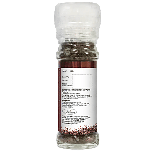 Grinder Black Salt/Kala Namak|100 g|3.53 oz [Fit Tuber Recs]