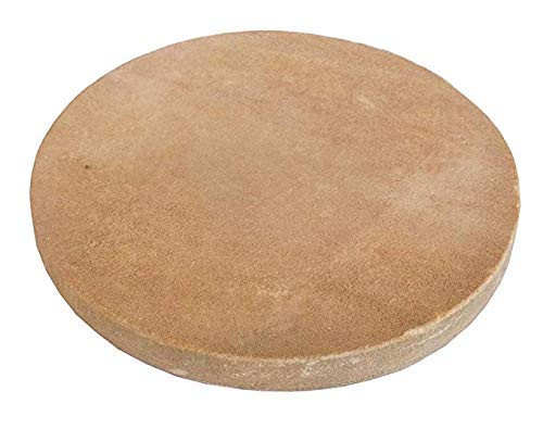 MAMTA CREATIONS Handmade Sandalwood Pata Board/Chandan Pata/Chandan Wood Rubbing Board Chakla (Brown 6 inch) [Fit Tuber Recs]