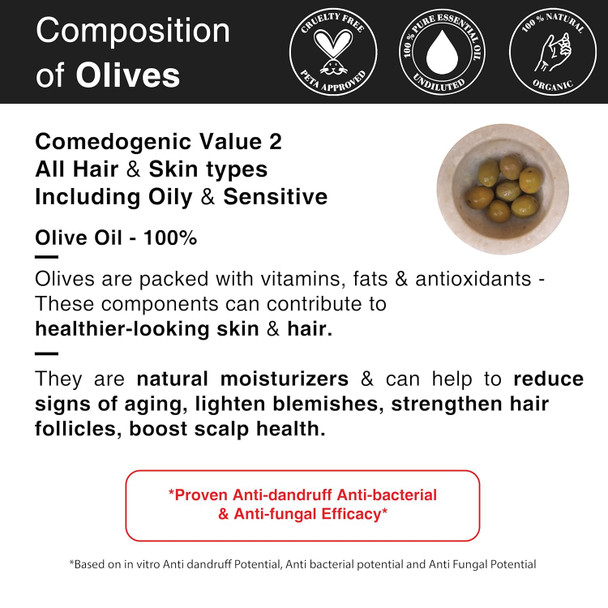 Soulflower Olive Hair & Skin Oil | Cold-Pressed Oil for Hair Growth, Face Massage & Deep Moisturization | Reduces Wrinkles, Nourishes Scalp & Strengthens Roots | 100% Pure & Natural with Vitamin E | 225ml | 7.60 fl oz [Fit Tuber Recs]