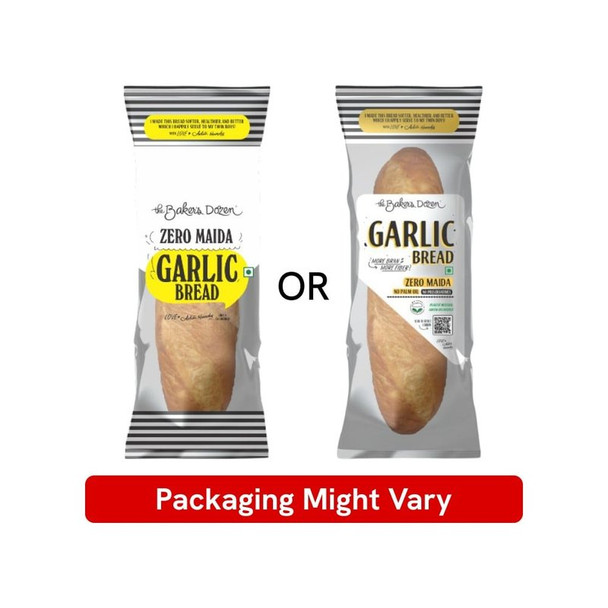 The Baker's Dozen Garlic Bread (Wholewheat)|160 g|5.64 oz [Fit Tuber Recs]