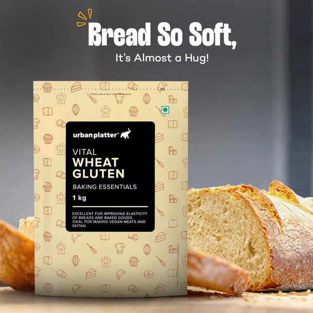 Urban Platter Vital Wheat Gluten | 500g | 17.64 oz [Fit Tuber Recs]