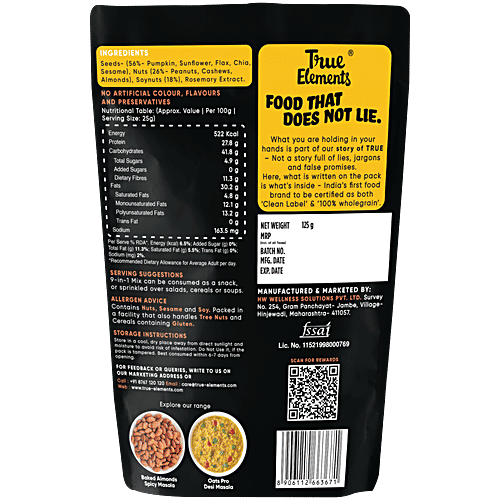 9 in 1 Snack Mix - Seeds and Nuts Mix, Mix of Pumpkin, Watermelon, Flax, Chia, Sunflower, Peanuts, Soynuts, Almonds & Cashew Nuts, Diet Snacks [Fit Tuber Recs]