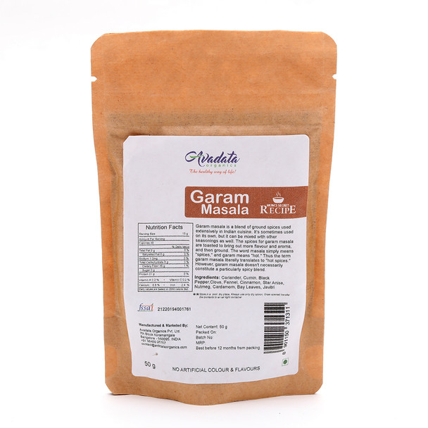 AVADATA ORGANICS Garam Masala|50 g
