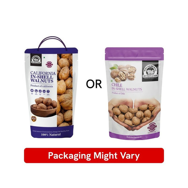 Wonderland Foods California Inshell Walnuts|1000 g|35.27 oz [Fit Tuber Recs]