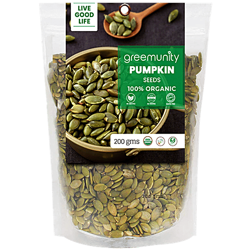 Greemunity Organic Pumpkin Seeds|200 g