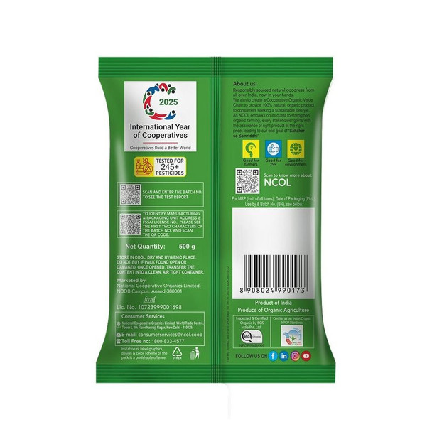 Bharat Organics - Organic Urad Dal (Dhuli)|500 g