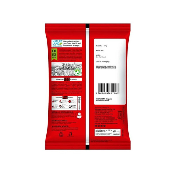 Natureland Organic Buckwheat/Kuttu Flour|500 g
