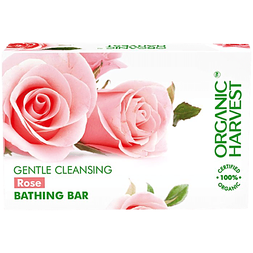 Organic Harvest Rose Bathing Bar|125 g