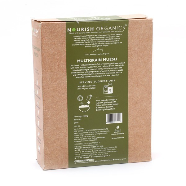 NOURISH ORGANICS Multigrain Muesli|350 g