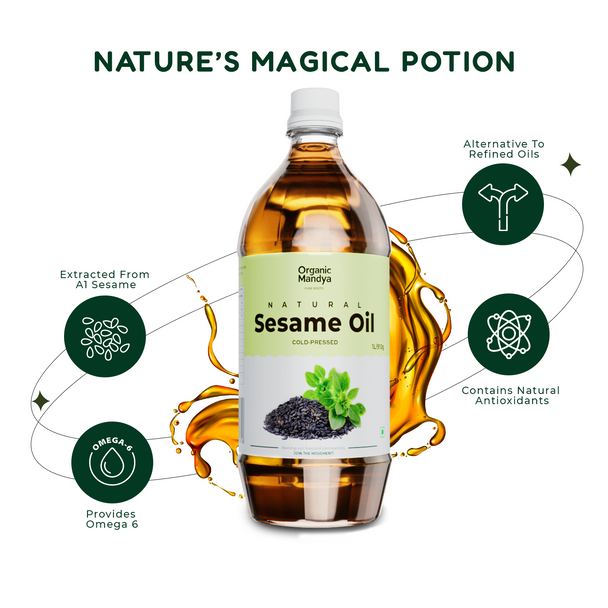 Organic Mandya Sesame Oil|200ml