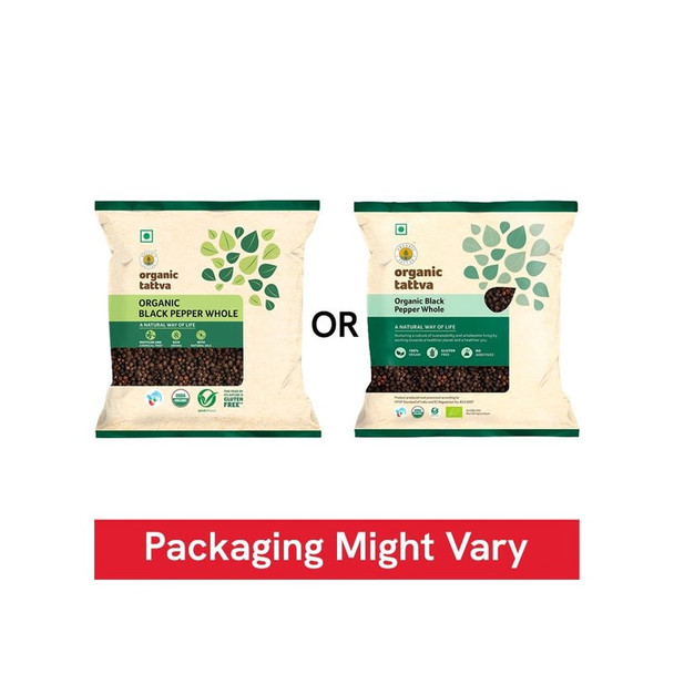 Organic Tattva Black Organic Peppercorns|100 g
