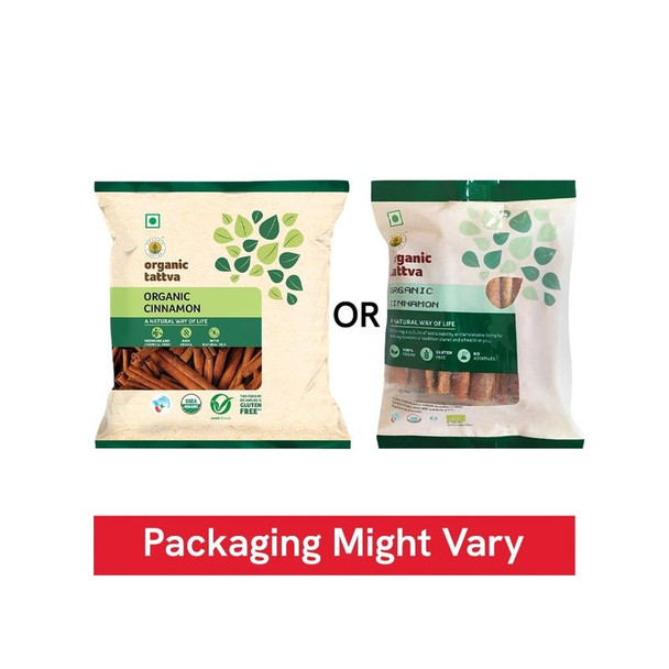 Organic Tattva Organic Cinnamon Whole (Dalchini)|50 g