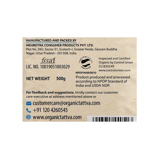 Organic Tattva Brown Organic Mustard Seeds|100 g