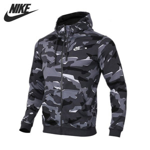 Original New Arrival 2019 NIKE AS M NSW CLUB CAMO HOODIE FZBB Men's Jacket Hooded Sportswear