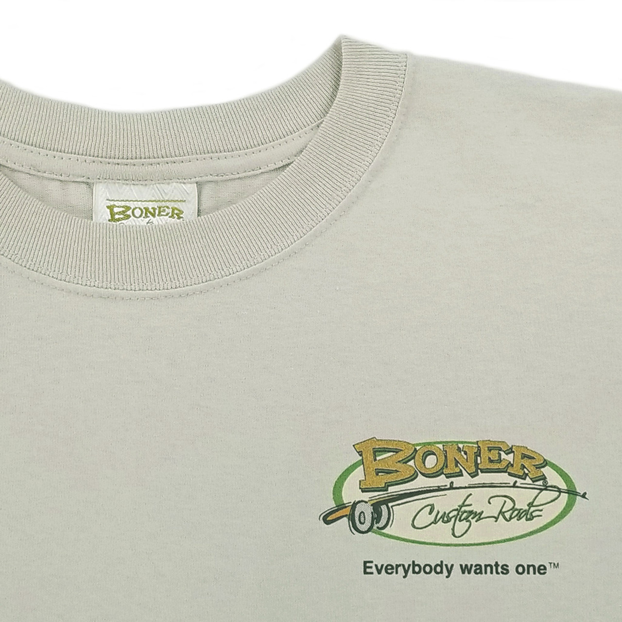 Boner® Custom Rods Sand Color Short Sleeve T-Shirt