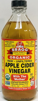 Vinegar- Bragg Apple Cider 16 oz.