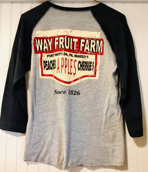 Way Fruit Farm 3/4 Womens Baseball Tee