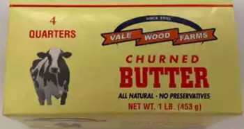 Vale Wood Farms Butter - 4 sticks