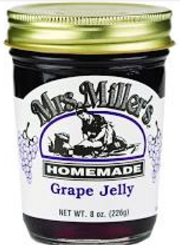 Mrs Miller's Grape Jelly 9 Oz