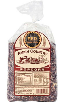 Amish Country Red Fewer Hulls Popcorn