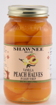 Shawnee Spiced Peach Halves 28 Oz