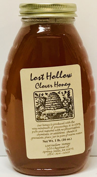 Lost Hollow Clover Honey- 1 lb
