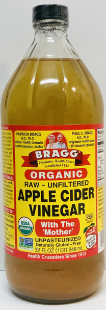 Vinegar- Bragg Apple Cider  32 oz.