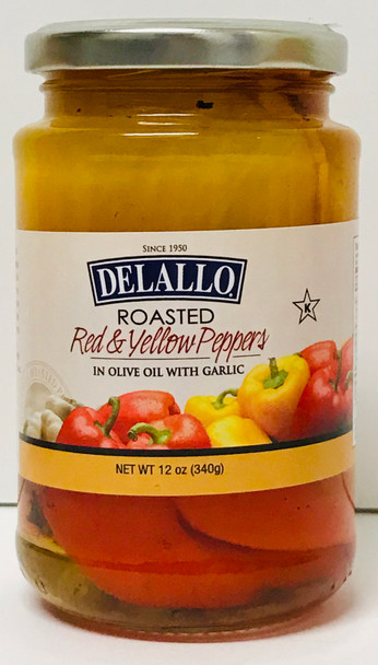 Delallo Roasted Red & Yellow Peppers