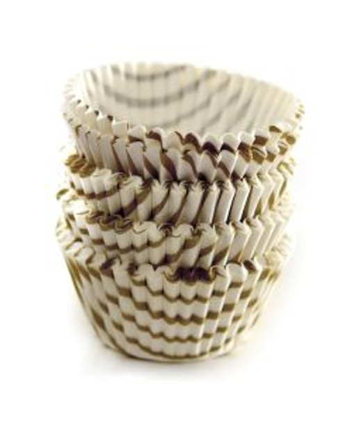 Norpro Baking Cup/ Liners - Gold Swirl
