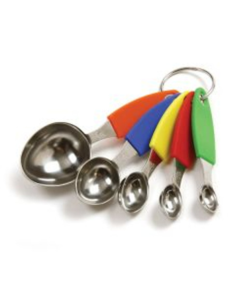  Norpro Stainless Steel Measuring Spoons with Silicone Handles