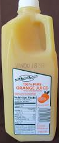 Vale Wood Orange Juice 1/2 Gallon