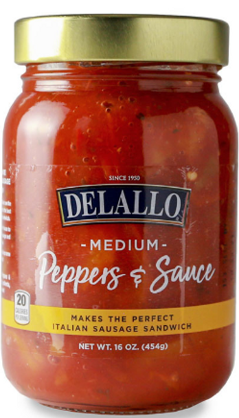Delallo -Medium- Peppers & Sauce