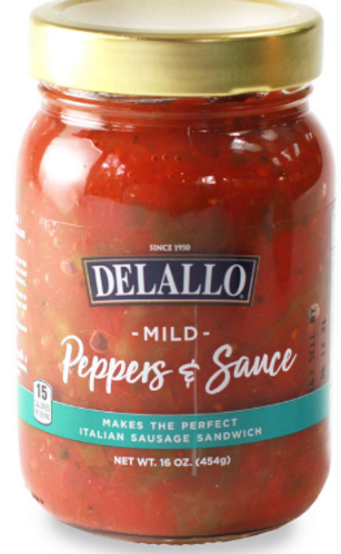 Delallo -Mild- Peppers & Sauce