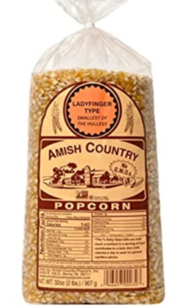Amish Country Ladyfinger Type Popcorn