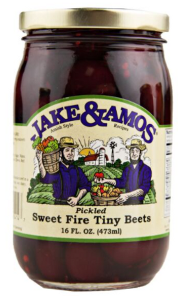 Jake & Amos Pickled Sweet Fire Tiny Beets